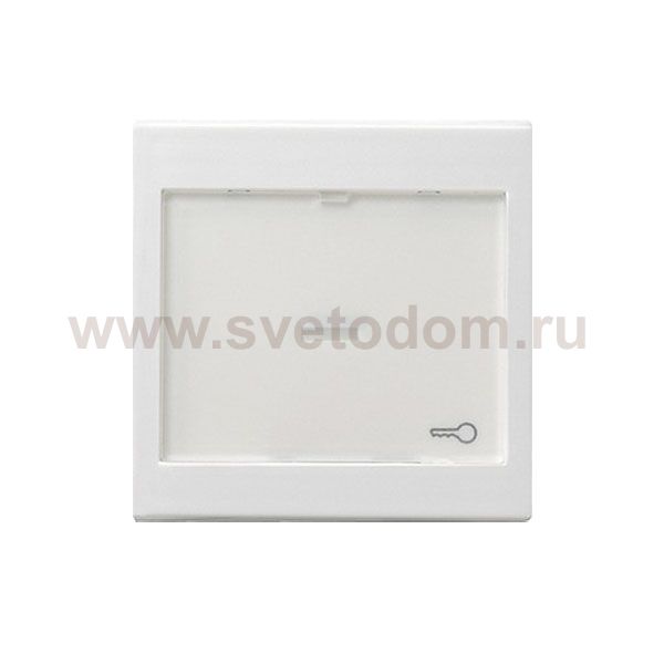Gira S-55 Бел Клавиша 1-ая с полем для надписи (G67627)