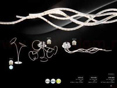 Светильник потолочный Globo 67814D1 REBEL