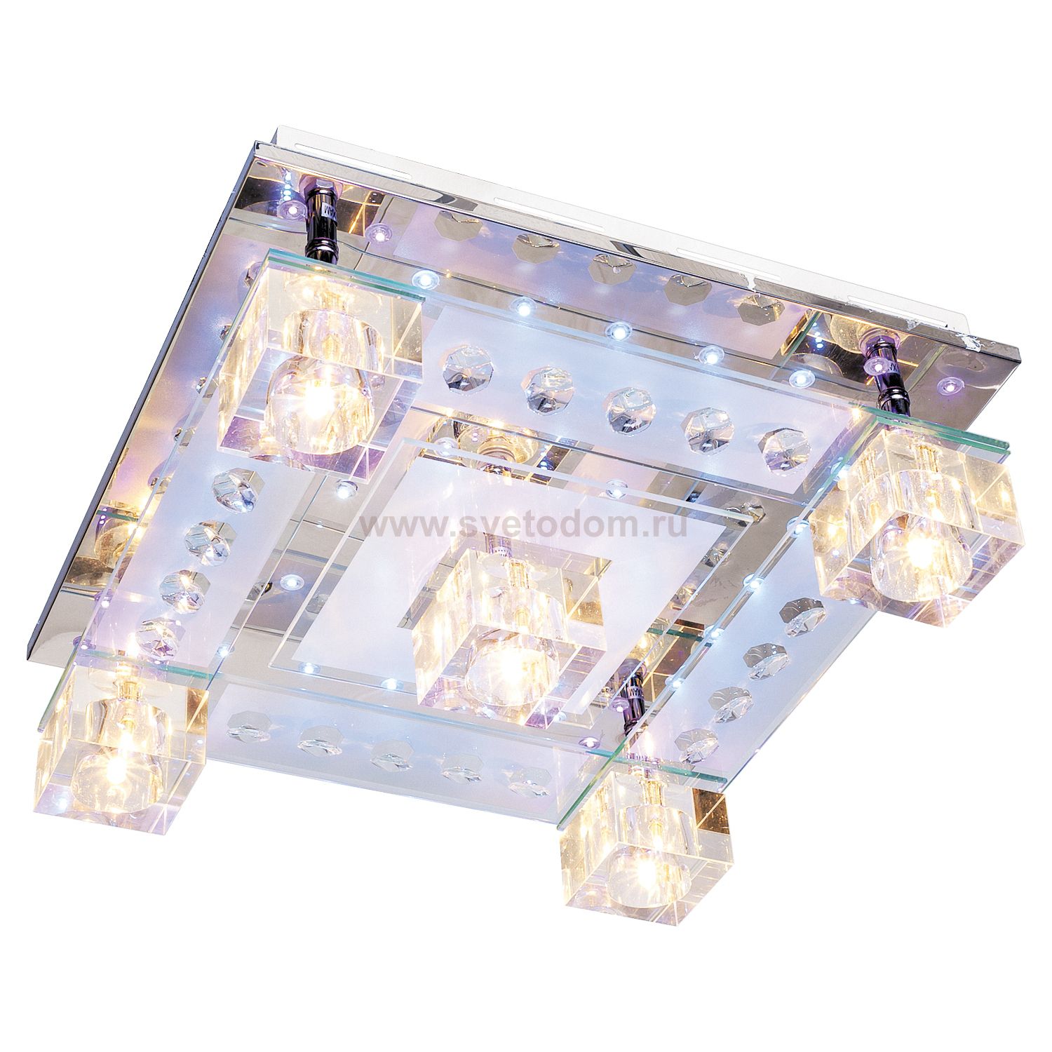 Светильник Gerhort 6800/5CR RC PURWTLED