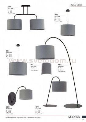 Торшер Nowodvorski ALICE GRAY I 6818