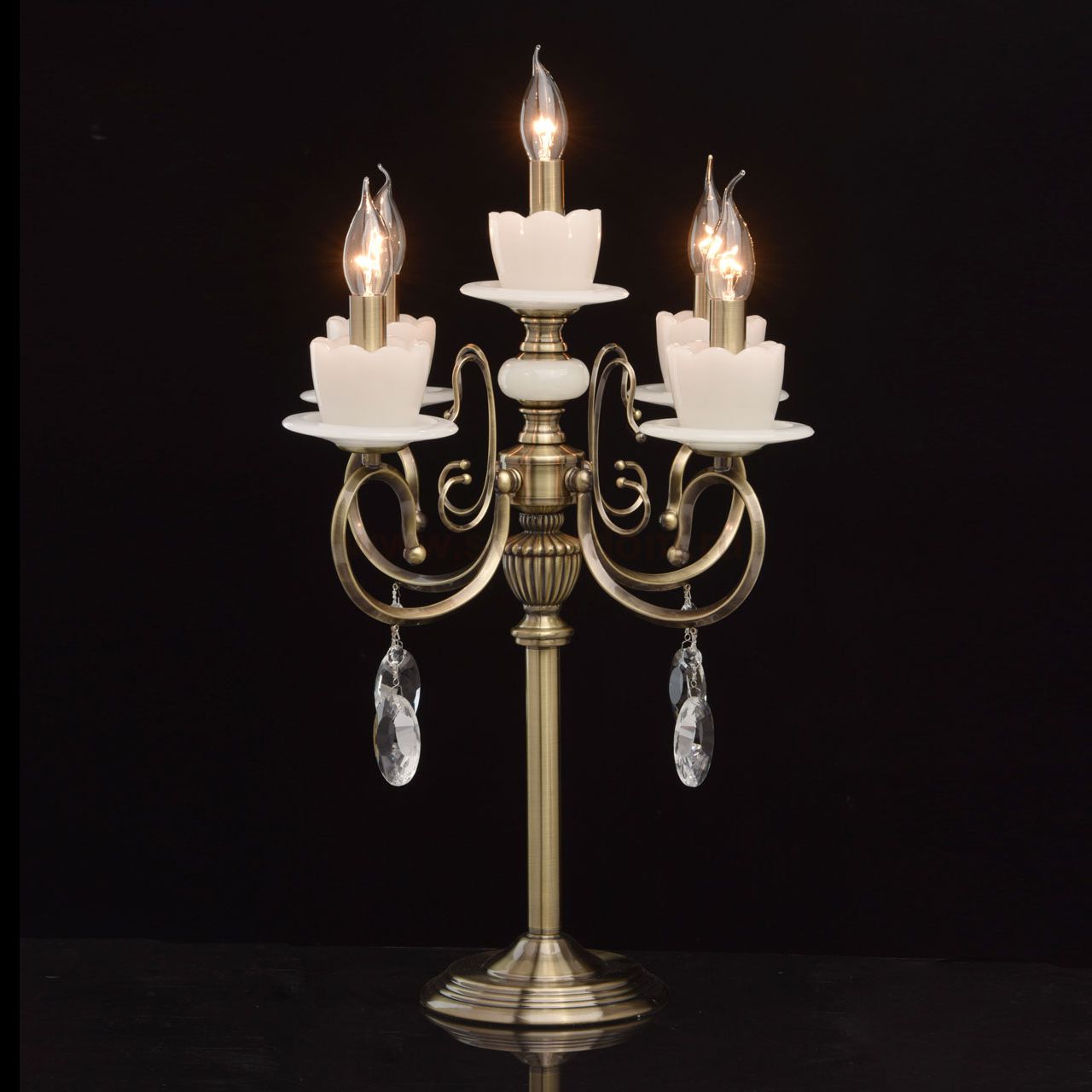 Настольная лампа Mw light 683030605 Свеча