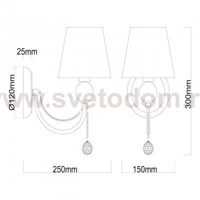 Светильник настенный Mw light 684021701