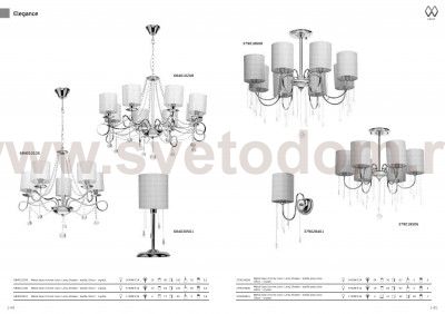 Светильник Mw light 684030501 Федерика