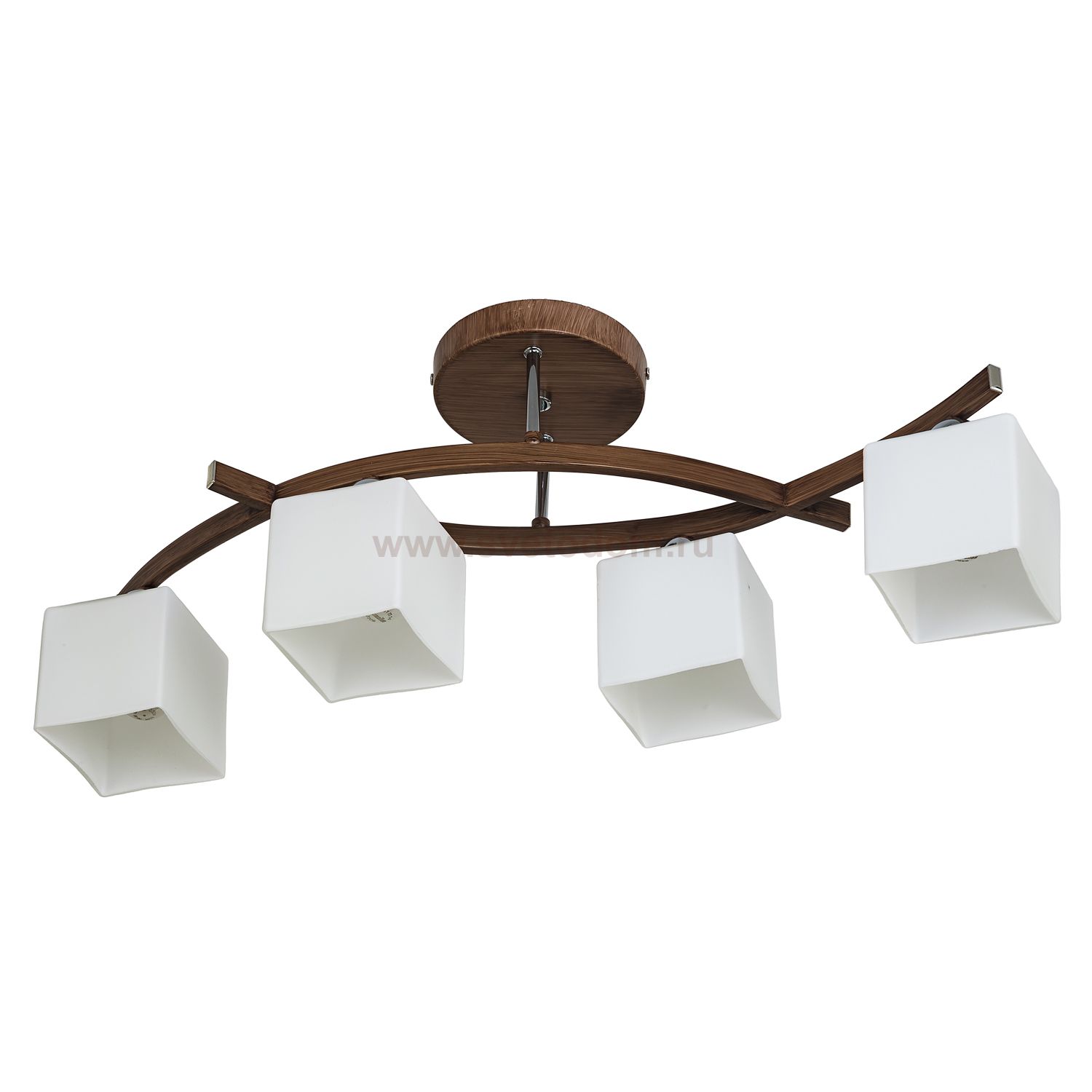 Потолочный светильник Экономсвет 6901/4WENGUE+CR WT