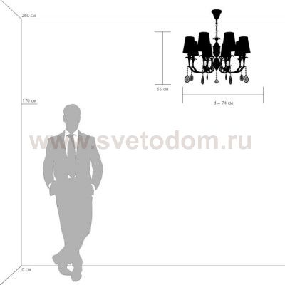 Люстра подвесная Lightstar 691081 Cappa