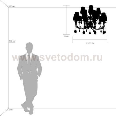 Люстра подвесная Lightstar 691151 Cappa