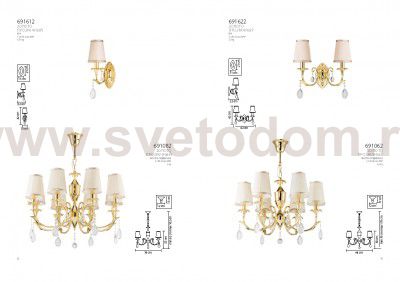 Светильник бра Lightstar 691612 Cappa