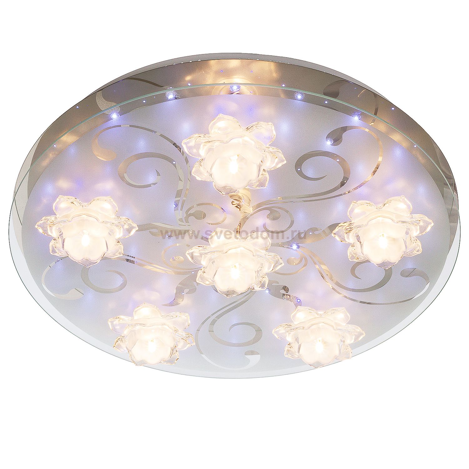 Светильник ЭкономСвет 6933/6CR RC RBPWTLED