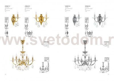 Люстра подвесная Lightstar 694062 Stregaro