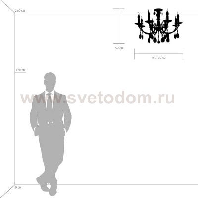 Люстра подвесная Lightstar 694081 Stregaro