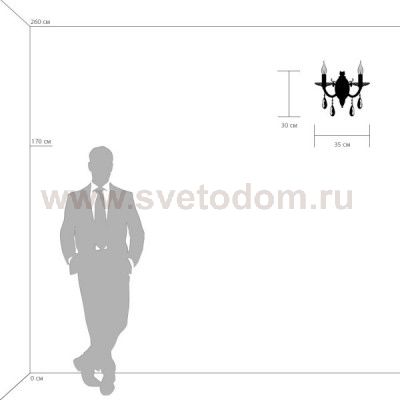 Светильник бра Lightstar 694621 Stregaro