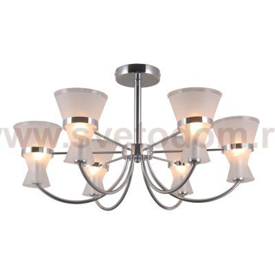 Люстра современная Экономсвет 69500/6CR WT