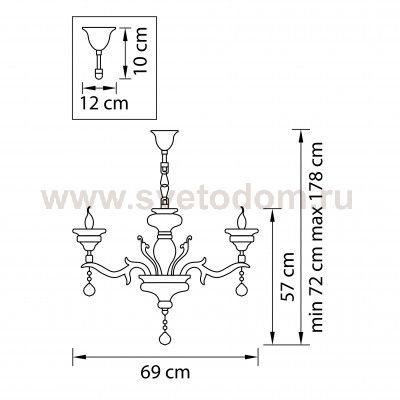 Люстра подвесная Lightstar 695062 Melagro