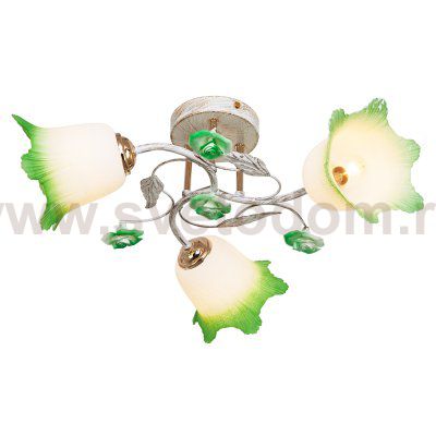 Потолочный светильник Экономсвет 6960/3WT+GD WT+GN