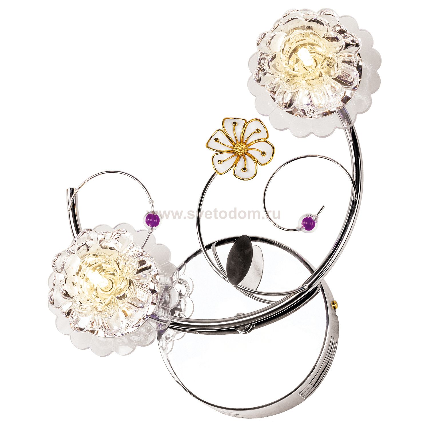 Светильник ЭкономСвет 6968/2wCR RBPWTLED