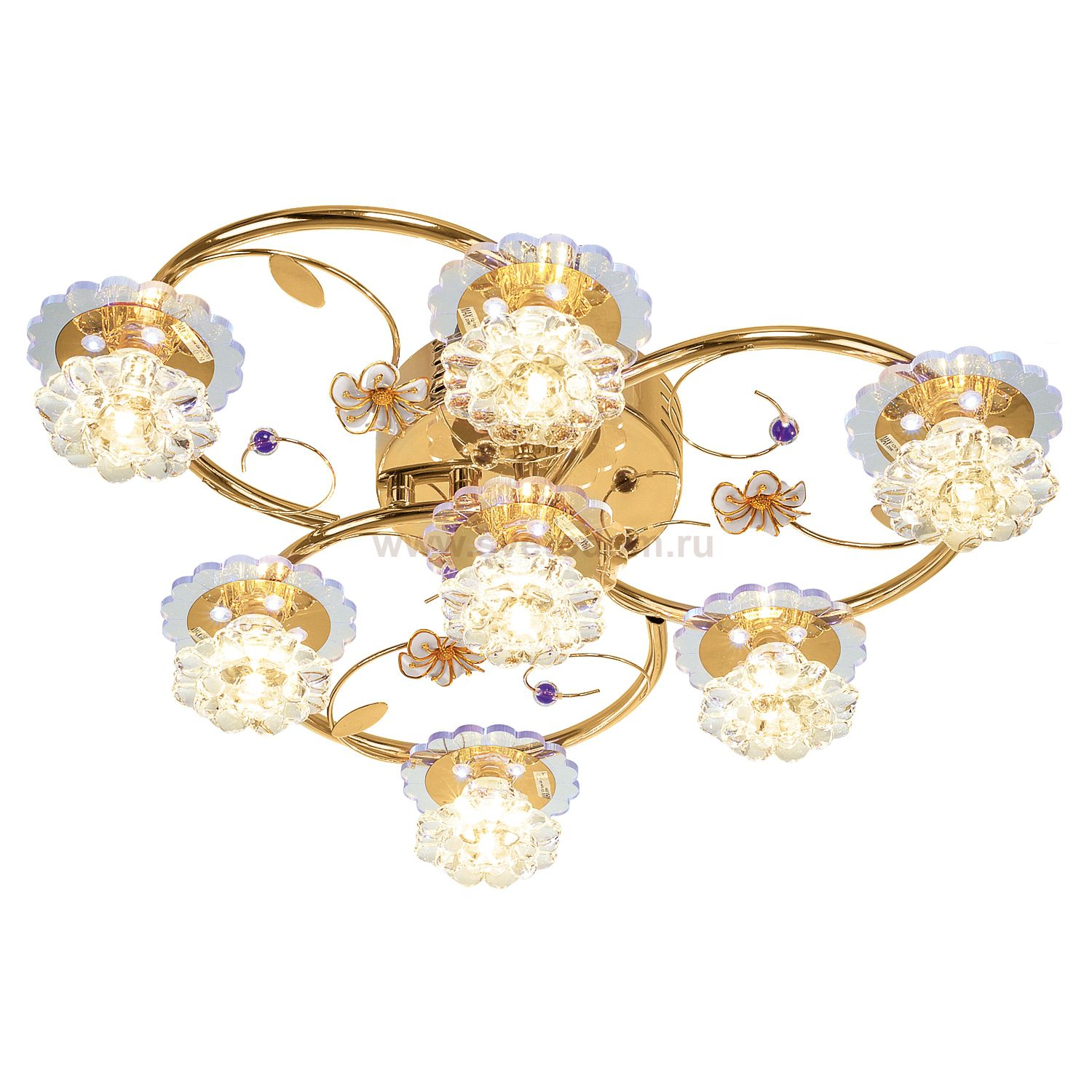 Светильник ЭкономСвет 6968/7FG RC RBPWTLED