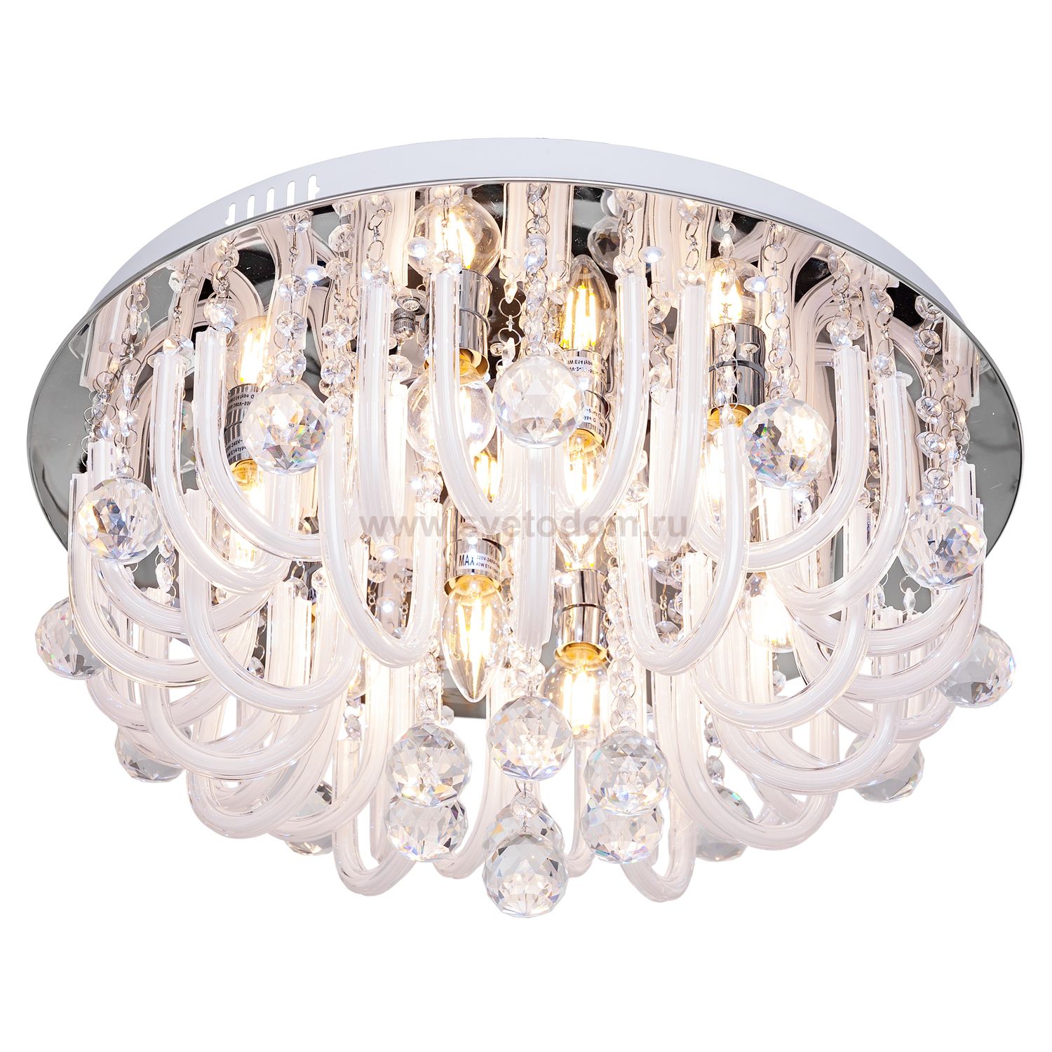 Потолочный светильник Экономсвет 6972/8CR RC WTLED