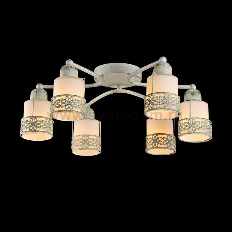 Светильник Eurosvet 70005/6 белый с золотом