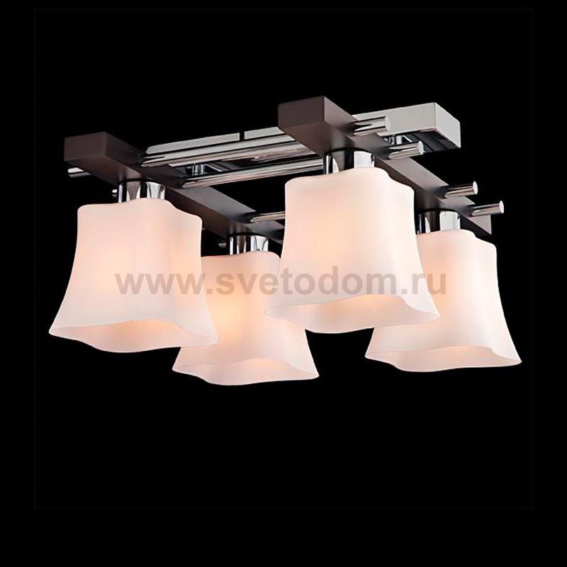 Светильник Eurosvet 70007/4 хром/венге