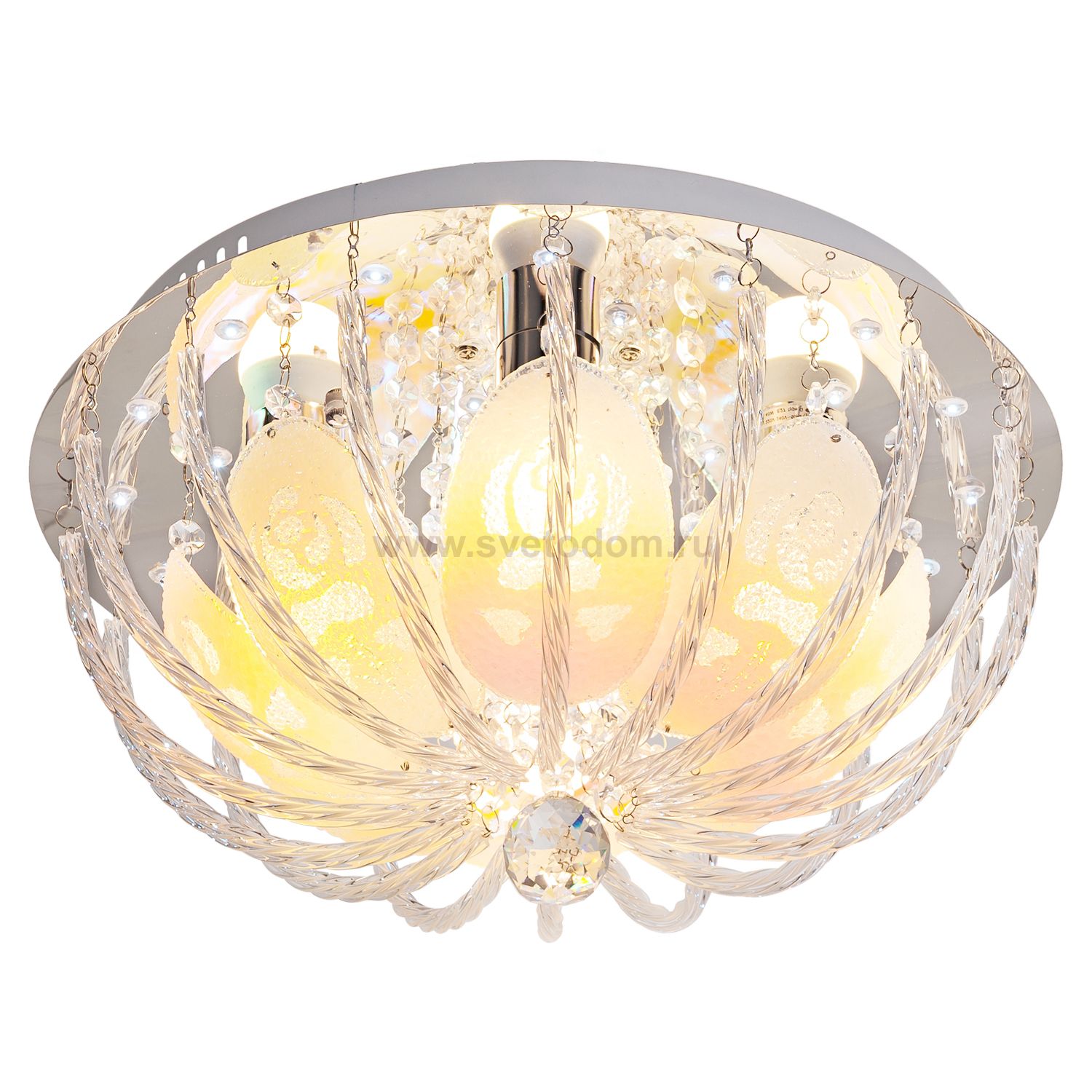 Потолочный светильник Экономсвет 70009/4CR RC WTLED