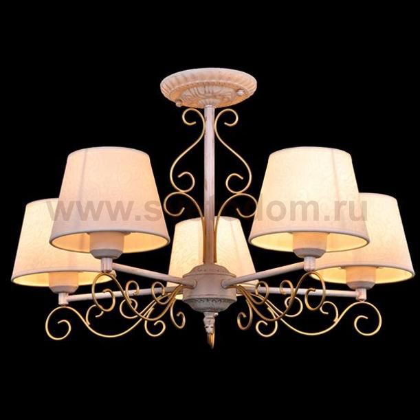 Светильник Eurosvet 70012/5 белый с золотом