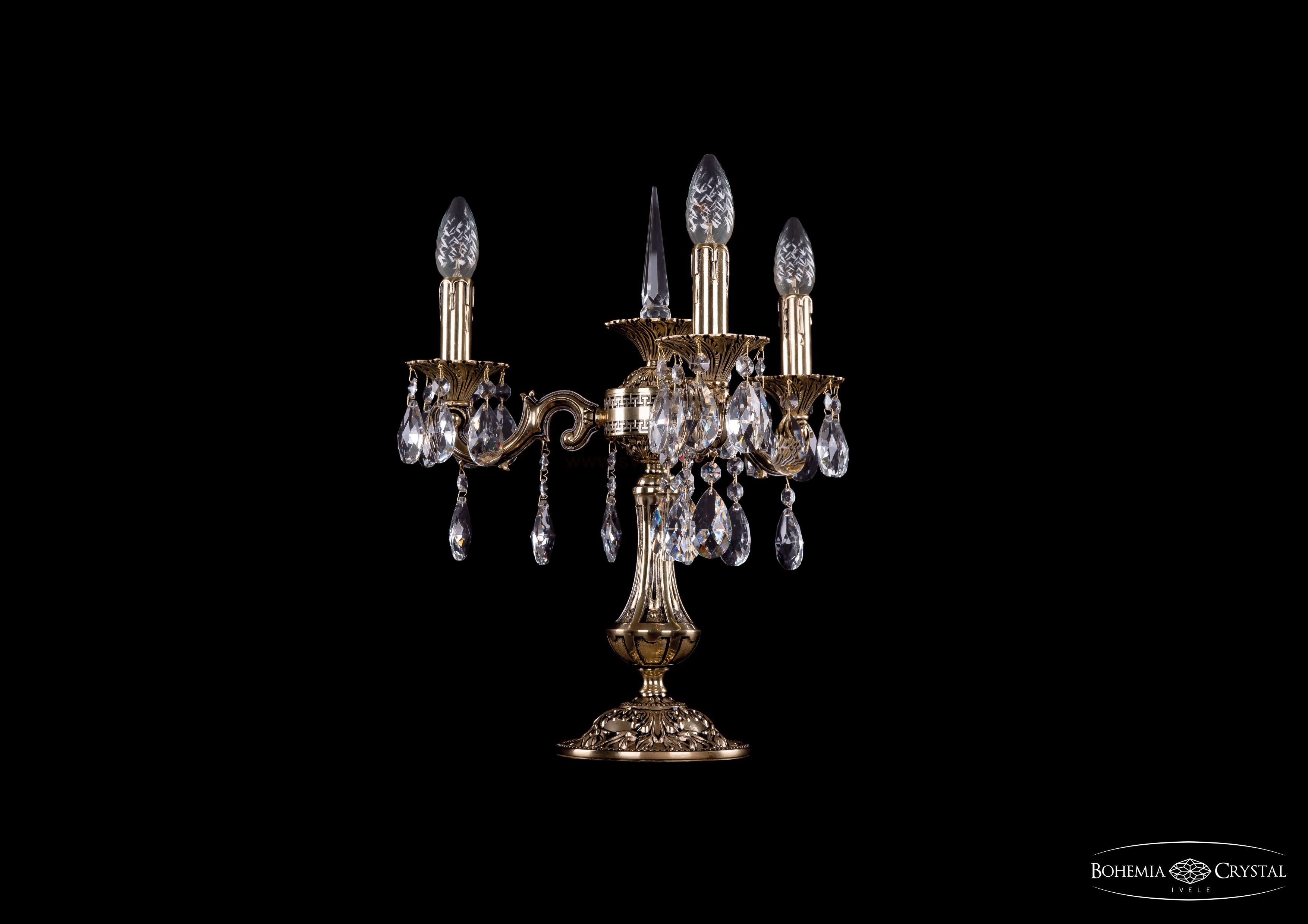 Лампа настольная Bohemia Ivele 7001/3/125-51/A/GB