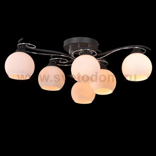 Светильник Eurosvet 70016/6 хром с черным