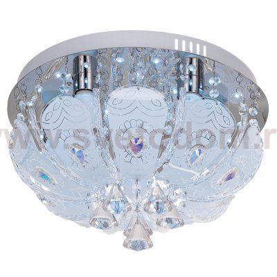 Потолочный светильник Экономсвет 70018/5CR RC WTLED