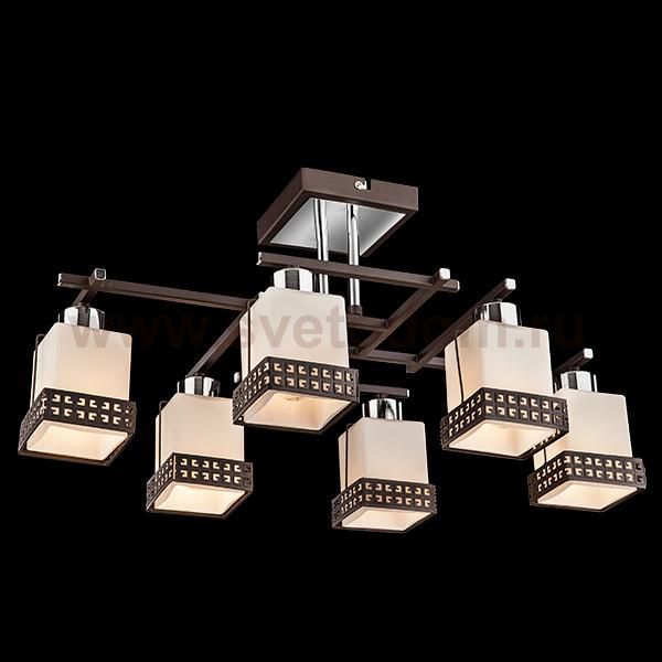 Светильник Eurosvet 70019/6 хром/венге