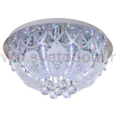 Люстра круглая Экономсвет 70027/5CR RC MIXLED