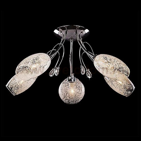 Светильник Eurosvet 70028/5 черный жемчуг