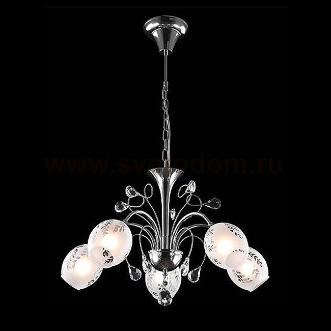 Люстра подвесная Eurosvet 70034/5 хром