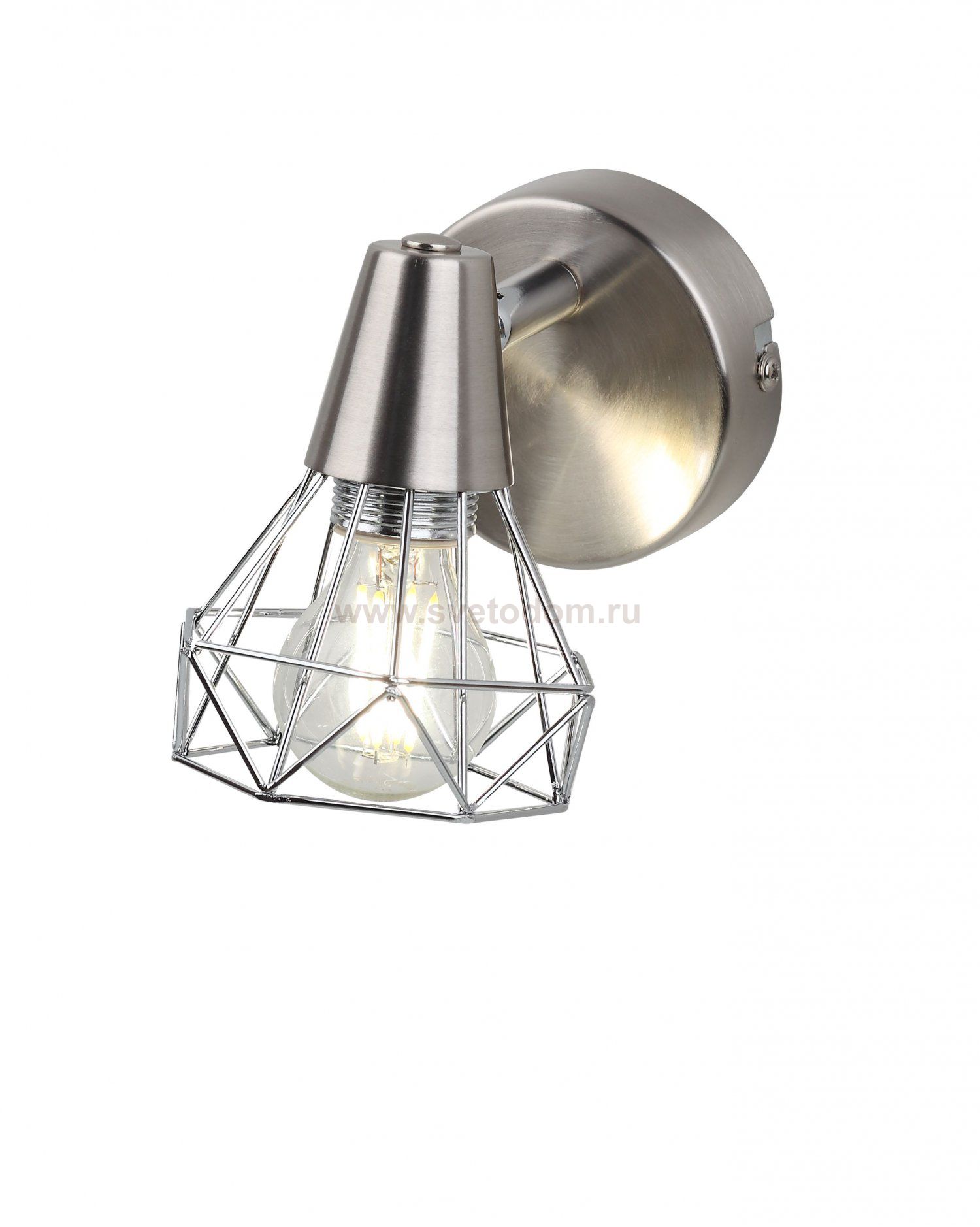 Светильник настенно-потолочный спот Rivoli Distratto 7004-701 1 x E14 40 Вт поворотный