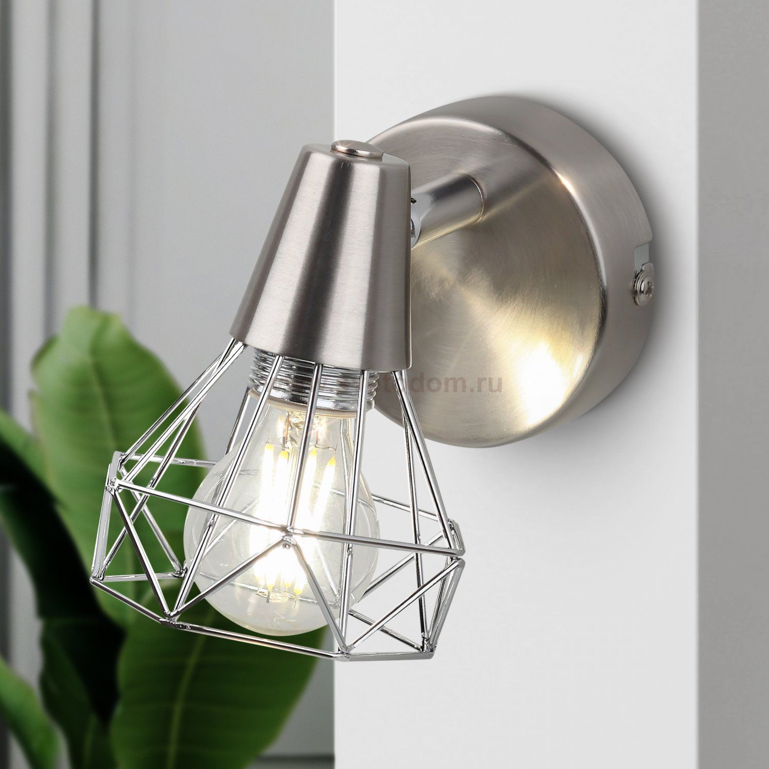 Светильник настенно-потолочный спот Rivoli Distratto 7004-701 1 x E14 40 Вт поворотный