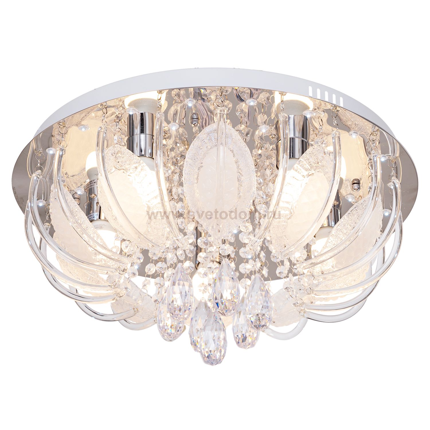 Потолочный светильник Экономсвет 70041/5CR RC WTLED