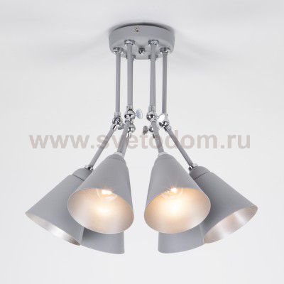 Светильник Eurosvet 70052/6 серый/серебро