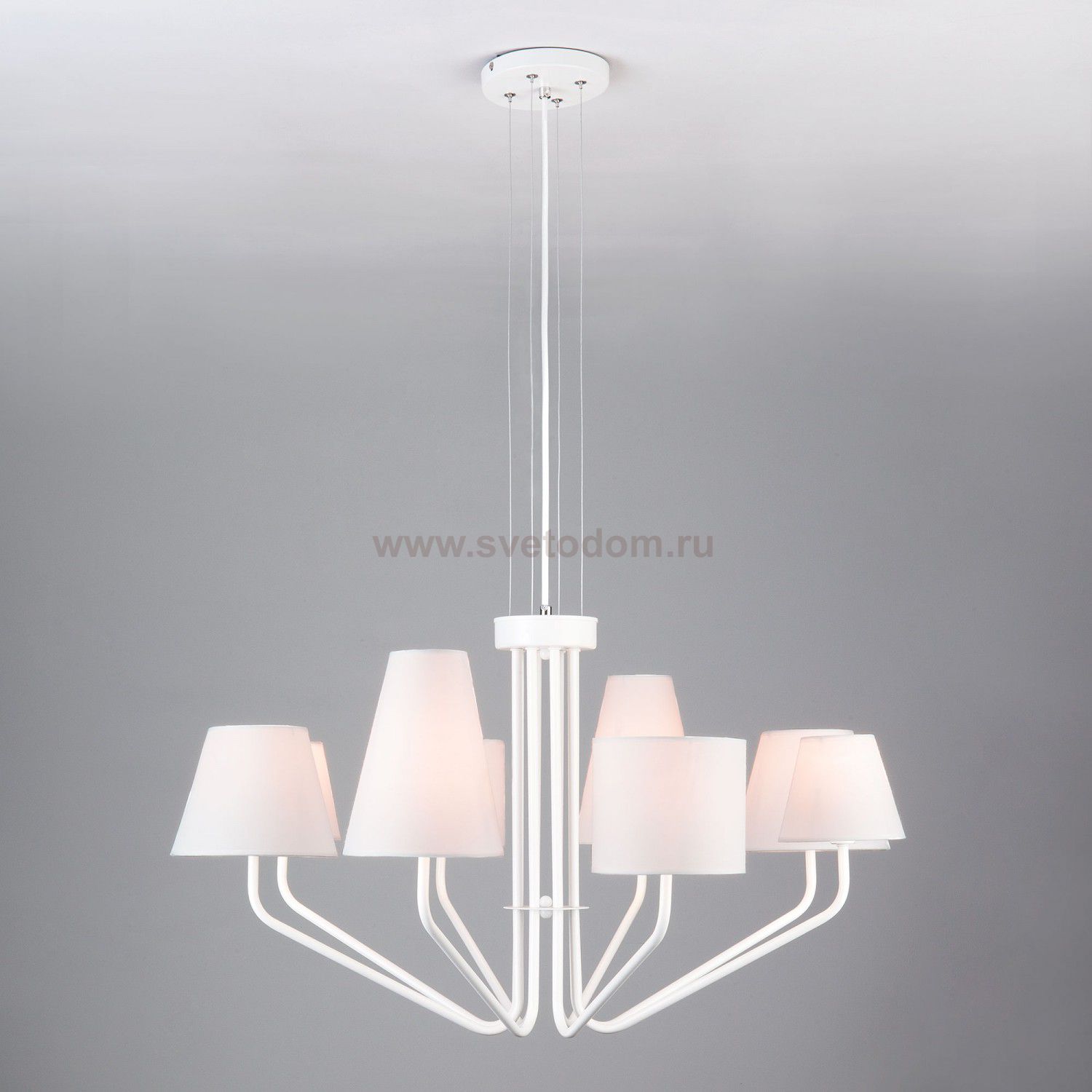 Люстра подвесная белая Eurosvet 70074/8 белый