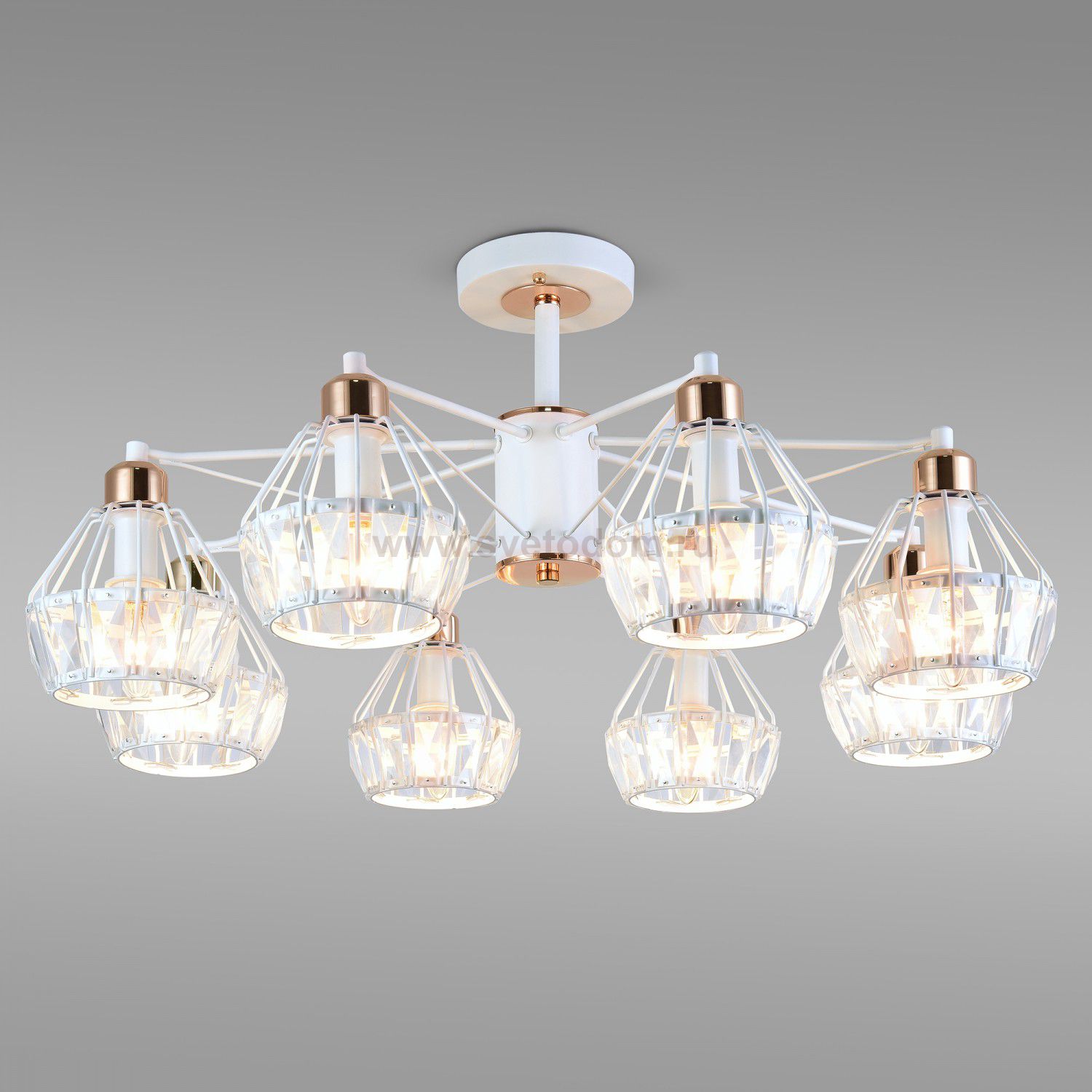 Люстра Eurosvet 70075/8 белый