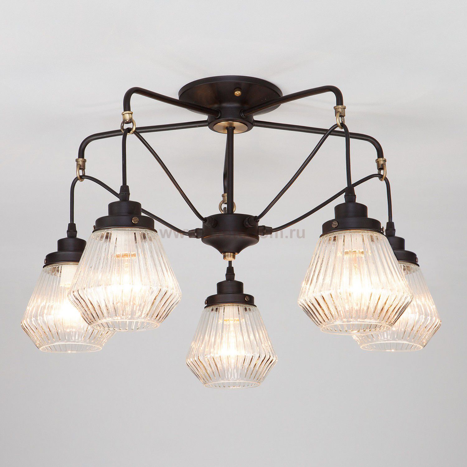 Люстра Eurosvet 70078/5 черный