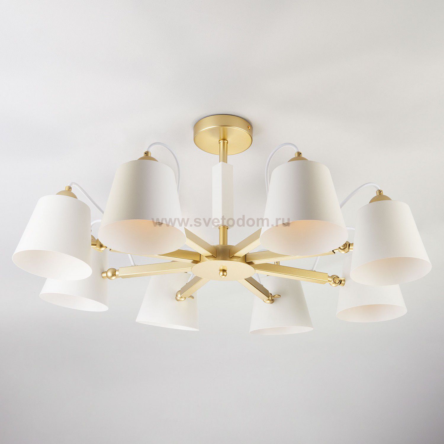Люстра потолочная Eurosvet 70083/8 золото