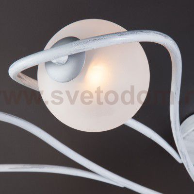 Светильник Eurosvet 70089/10 белый с серебром