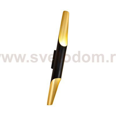 Светильник бра БАМБУК черный w79*8 h10,5 E27 2*40W Kink light 7011
