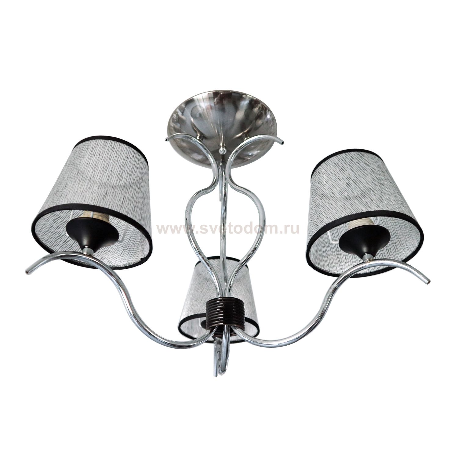 Люстра классическая Экономсвет 70124/3CR+BK CR