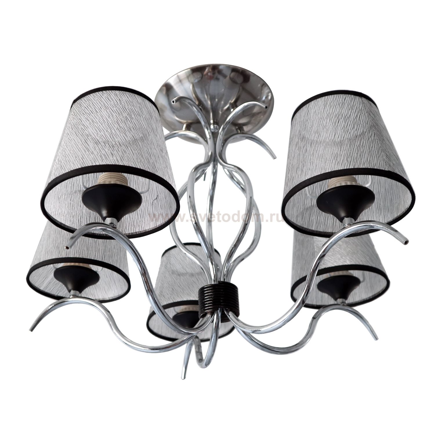 Люстра классическая Экономсвет 70124/5CR+BK CR