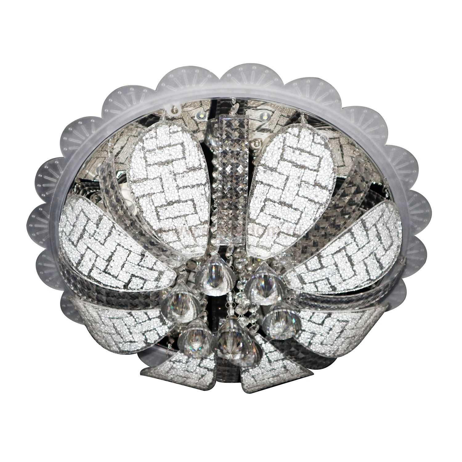 Люстра круглая Экономсвет 70146/4CR WT RC RGBLED