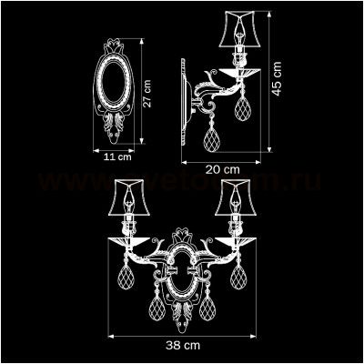 Светильник бра Lightstar 701621 Fiocco