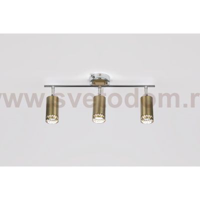 Светильник настенно-потолочный спот Rivoli Alosia 7019-703 3 * GU10 25 Вт поворотный с выключателем