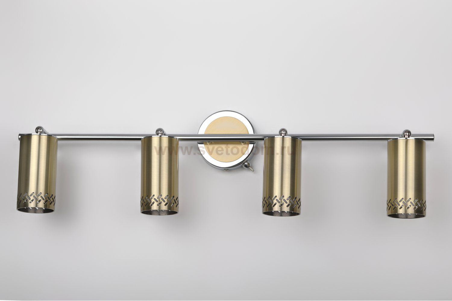 Светильник настенно-потолочный спот Rivoli Alosia 7019-704 4 * GU10 25 Вт поворотный с выключателем