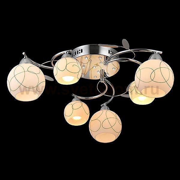 Люстра Eurosvet 70214/6 хром/белый