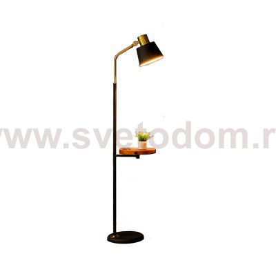 Торшер АРДЕН черный/медь h-170 w40*30 E27 1*40w Kink light 7023
